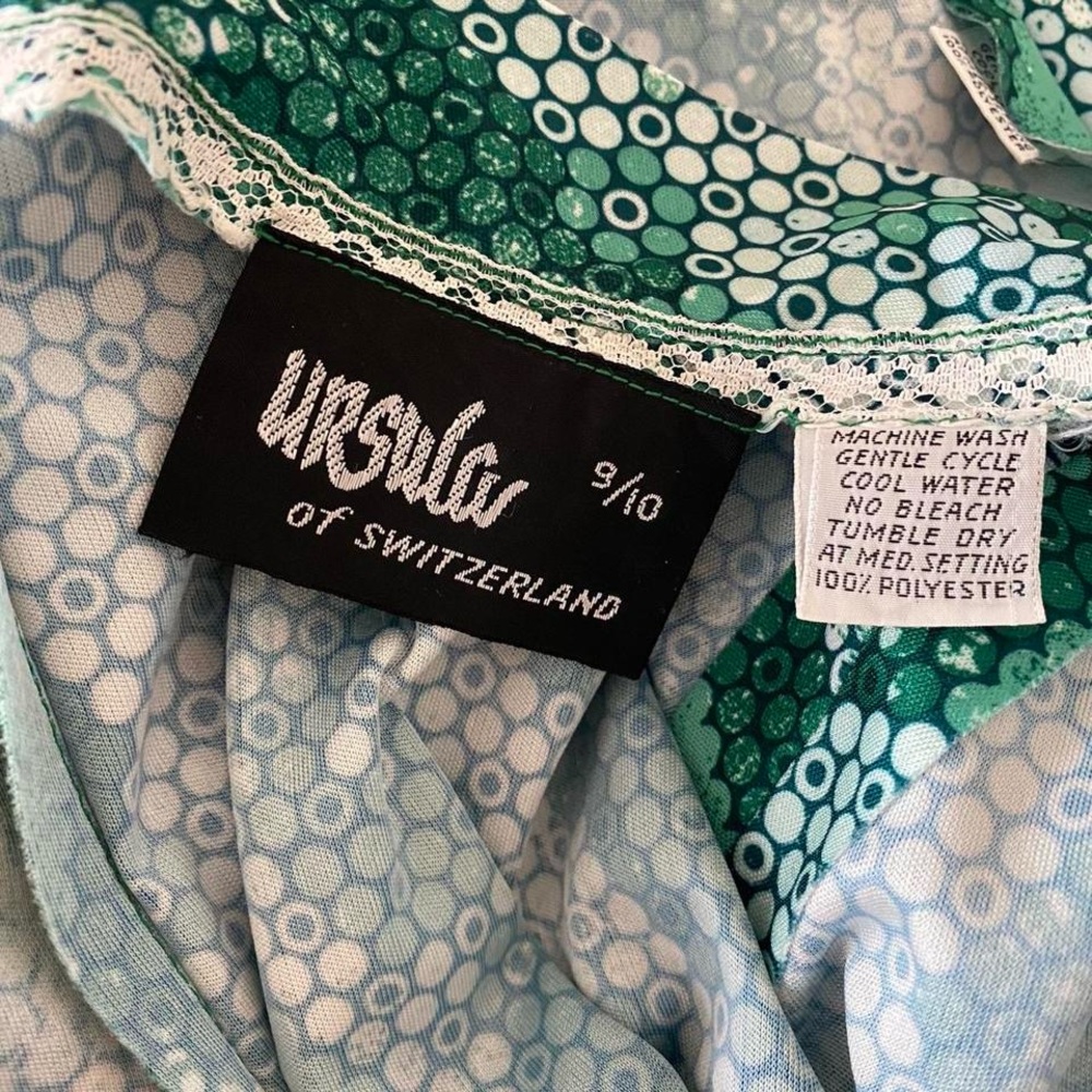 70s Geometric Print Polyester Set - image 4